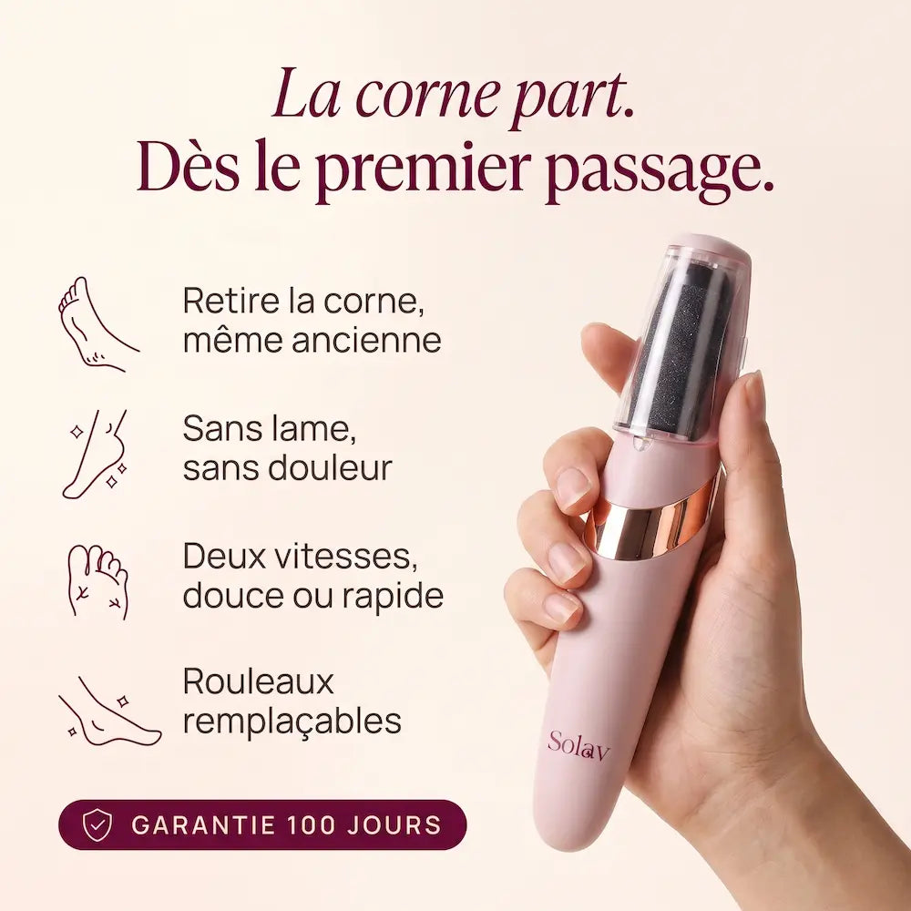 Solav Lissea — Râpe électrique anti-callosités