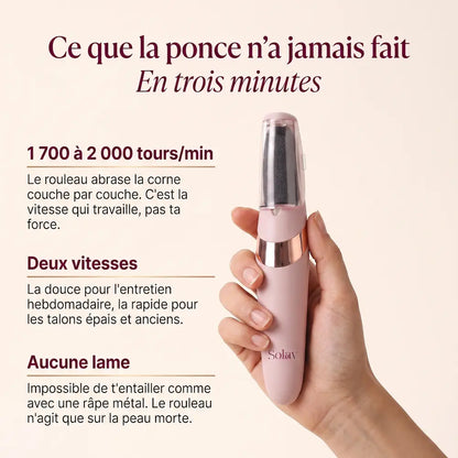 Solav Lissea — Râpe électrique anti-callosités