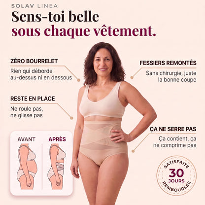 Solav Linea — Culotte gainante taille haute