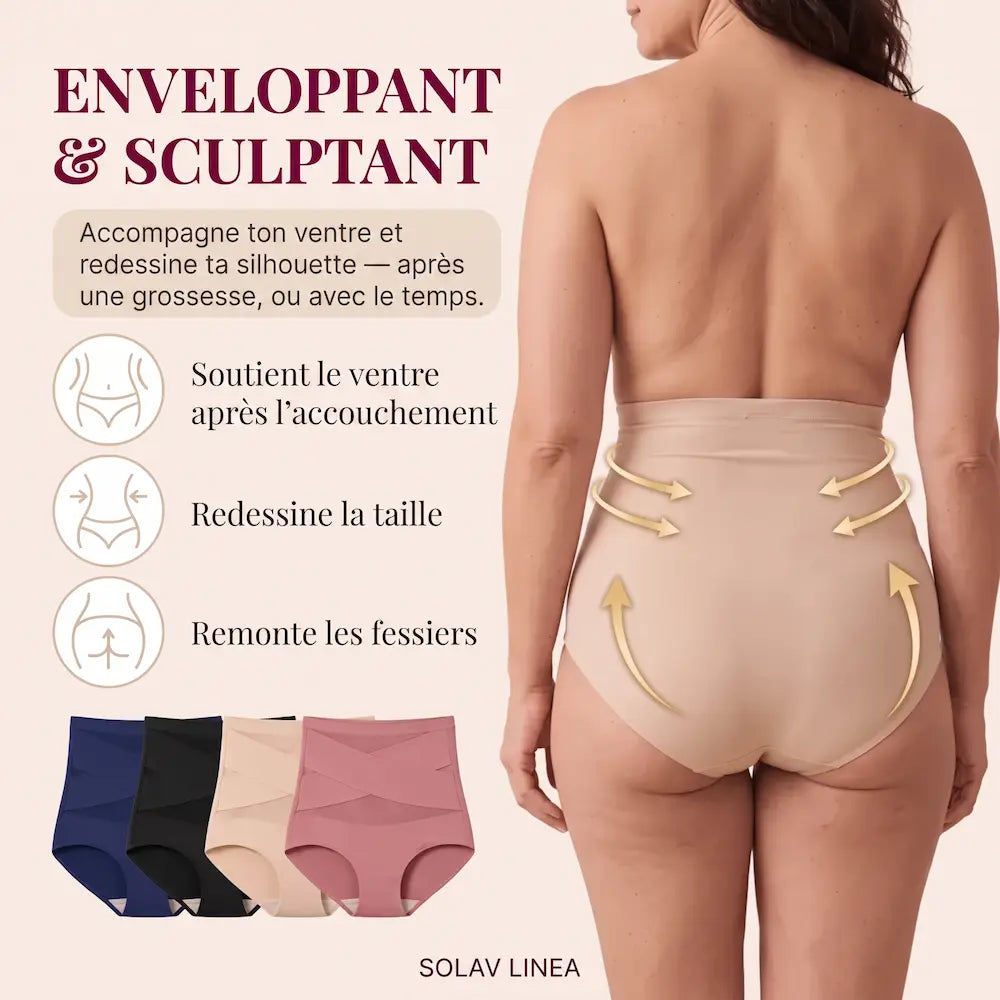 Solav Linea — Culotte gainante taille haute