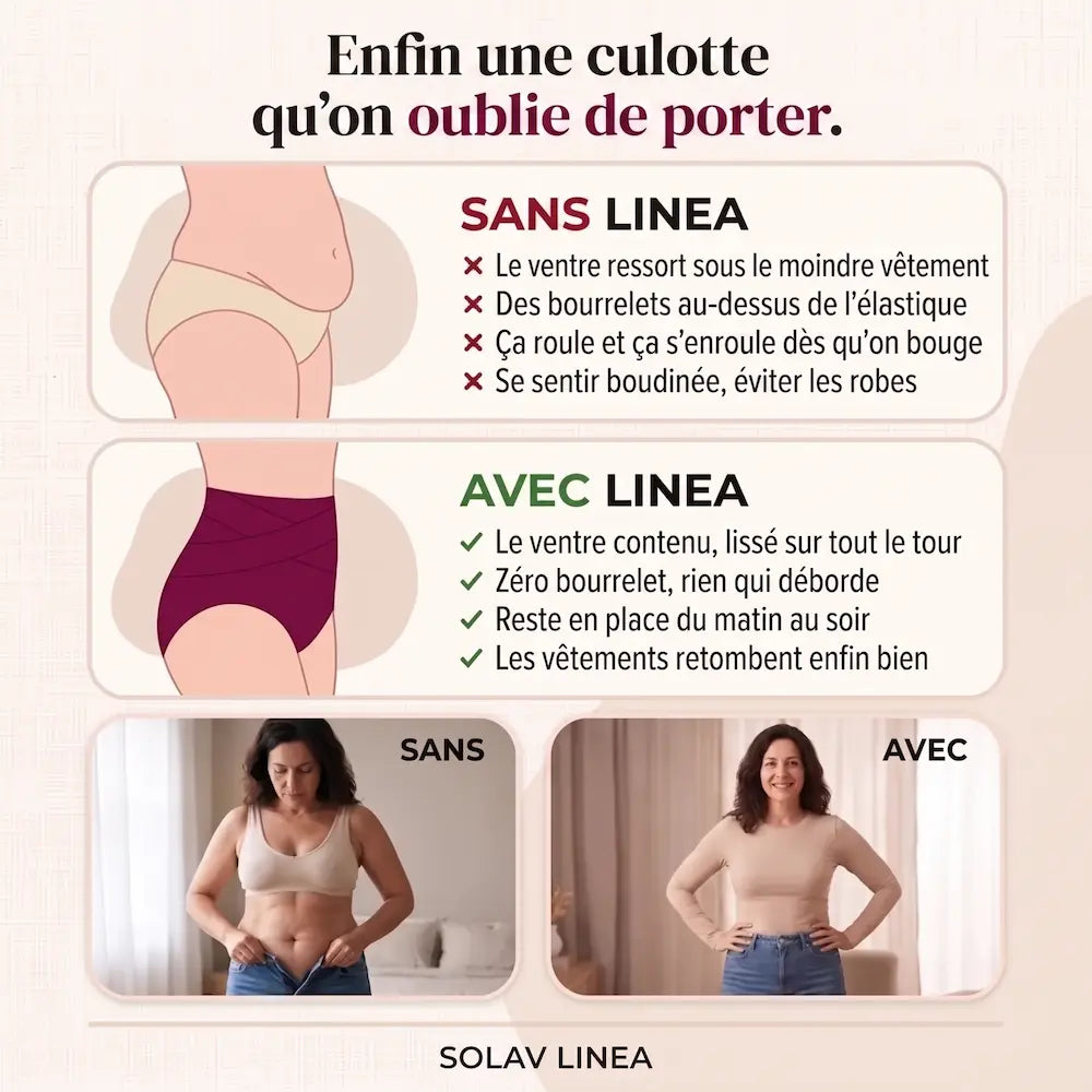 Solav Linea — Culotte gainante taille haute
