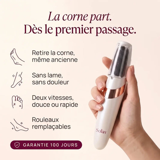 Râpe électrique anti-callosités